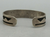 Sterling silver Hopi overlay bracelet