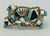 Zuni inlay Rainbow Man bracelet