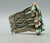 Zuni inlay Rainbow Man bracelet