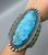 BIG! Turquoise and sterling silver cuff