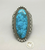 BIG! Turquoise and sterling silver cuff