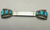 Leekya watch band with six turquoise stones