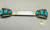 Leekya watch band with six turquoise stones