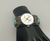 Vintage coral and turquoise watch cuff