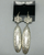 Vintage sterling silver concho earrings