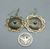 Vintage concho earrings