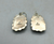 Ribbon rock earrings