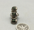 Triple shadow box ring with green turquoise