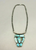 Turquoise cluster necklace