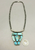 Turquoise cluster necklace
