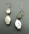 Denim lapis and sterling silver dangle earrings