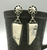 White buffalo earrings