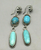Turquoise dangle earrings