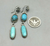 Turquoise dangle earrings