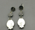 Double turquoise dangle earrings