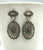 Vintage concho and turquoise earrings