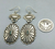 Vintage concho and turquoise earrings