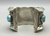 Vintage turquoise nugget style cuff