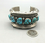 Vintage turquoise nugget style cuff