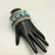 Vintage turquoise nugget style cuff