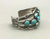 Turquoise cluster style cuff