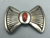 Butterfly concho with coral setting