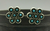 Fred Harvey Era cluster earrings.