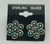 Fred Harvey Era cluster earrings.