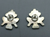 Knifewing post earrings