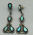 Zuni petit point dangle earrings