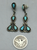 Zuni petit point dangle earrings
