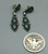 Fred Harvey Era dangle earrings