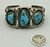 3 stone turquoise stone bracelet
