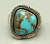 Edison Begay Bisbee turquoise ring size 11