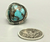 Edison Begay Bisbee turquoise ring size 11