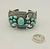 sterling silver bracelet set with 13 cabochons in a cluster style