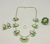 Gaspeite necklace set