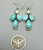 Turquoise dangle earrings