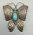 Fred Peshlakai butterfly pin