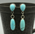 Turquoise earrings