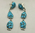 Turquoise dangle earrings