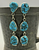 Turquoise dangle earrings