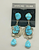turquoise dangle earrings