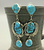 turquoise dangle earrings