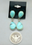 turquoise dangle earrings
