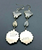 turquoise cluster dangle earrings