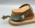 Turquoise inlay spurs with beaded straps