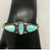 #8 turquoise, bracelet, cuff, sterling silver, signed,