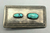 Sterling silver and turquoise buckle