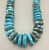 Turquoise disc necklace